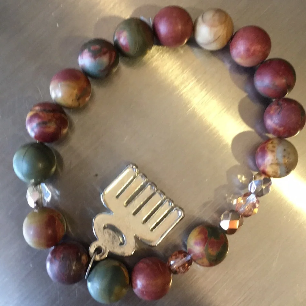 Custom MADE COLORFUL NATURAL PICASSO BEADS-10MM